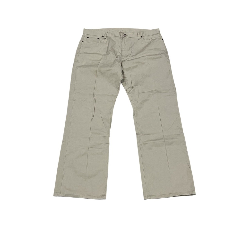 Men's L.L. Bean Cotton Corduroy Beige Pants Size 38x32
